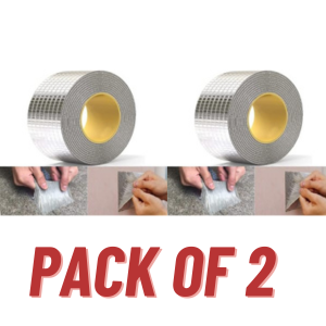 Waterproof Repair Aluminum Foil Tape (Pack Of 2)