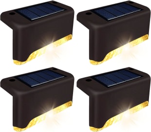 Solar Deck Lights Outdoor | Pack of 4